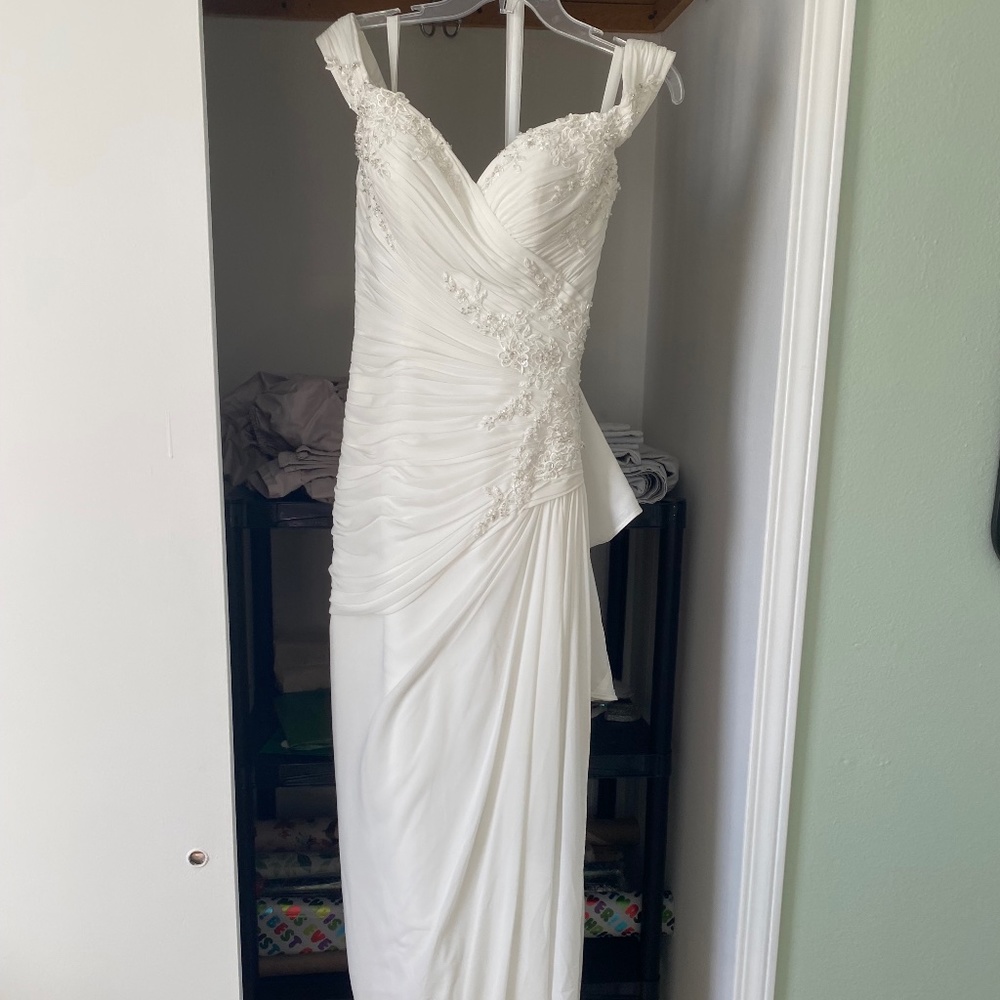 Christina Wu exclusive off shoulder wedding dress